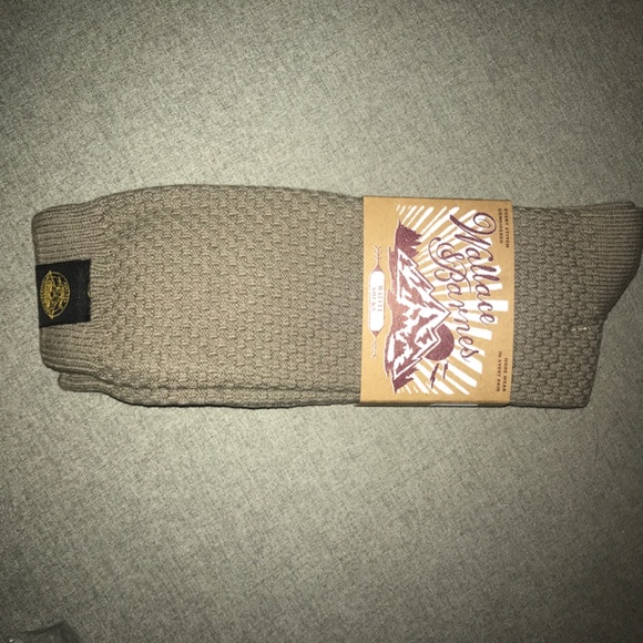 NWT j Crew Wallace & Barnes logo waffle socks - Picture 2 of 3